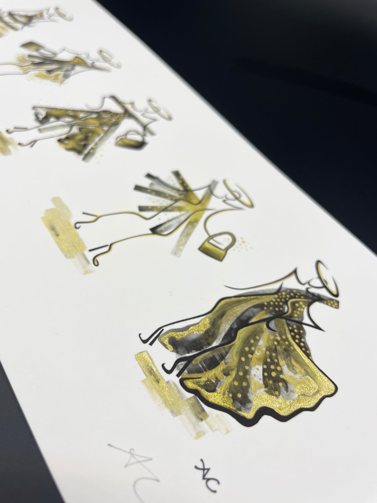 'SIX LITTLE LADIES' - HANDFINISHED LIMITED EDITION AVAILABLE